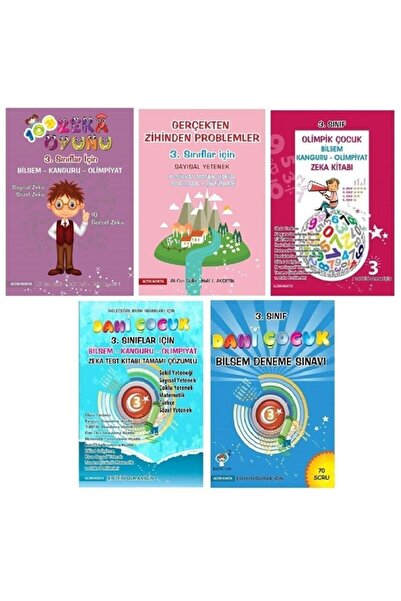 Altın Nokta Basım Yayın Altın Nokta Bilsem 3. Sınıf Hazırlık Seti 6 Kitap