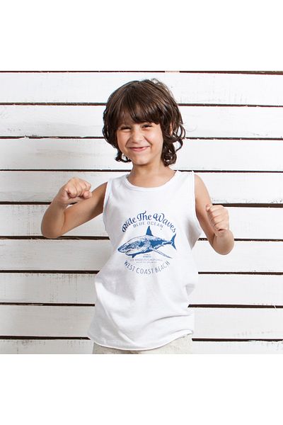 Coco & Bamboo Basic Printed Sleeveless T-shirt