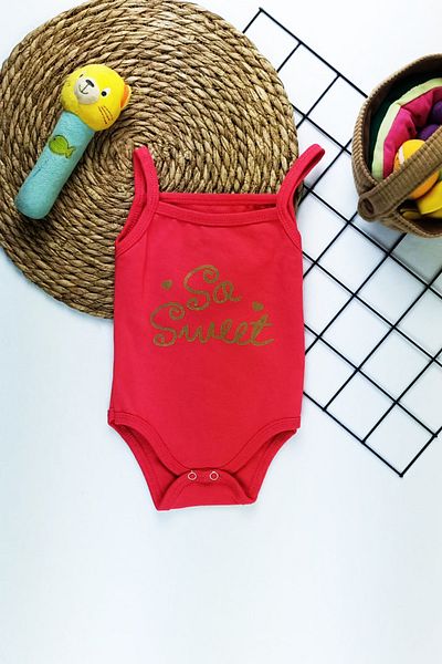 Mai Perla Baby Girl Rope Strap Bodysuit