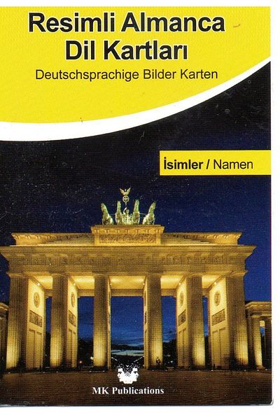MK Publications Easy Talk Cards with German Turkish Chain - 500 Names - 500 Photos Readings