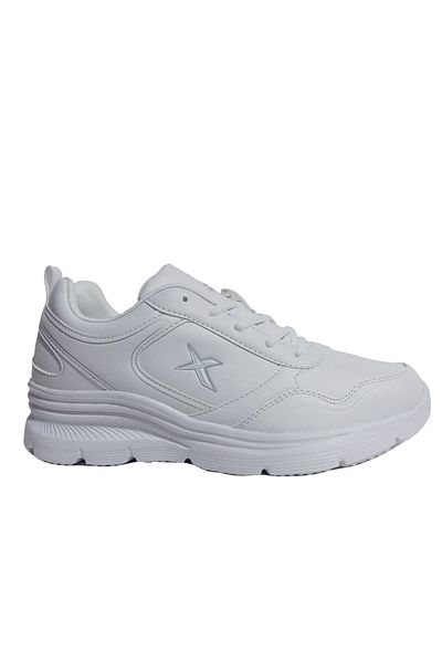 Kinetix White Sneakers Lace-Up Sports Shoes