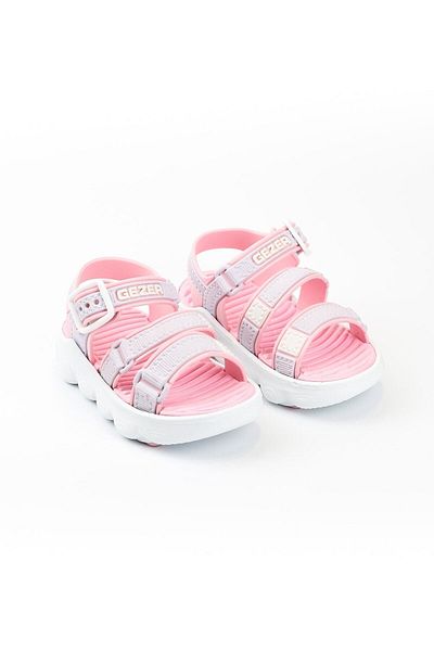 GEZER Pink Colored Summer Baby Girl Child Orthopedic Anti-Slip Lightweight Eva Sandals 00097