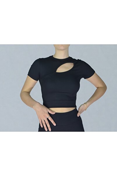 AYSİ COLLECTİON قطع بلوزة محبوكة مضلعة مفصلة