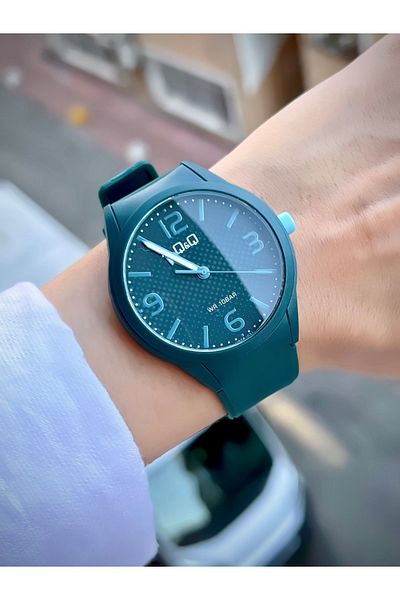 Q&Q Silicone Cord Unisex Wristwatch Sports Model Waterproof