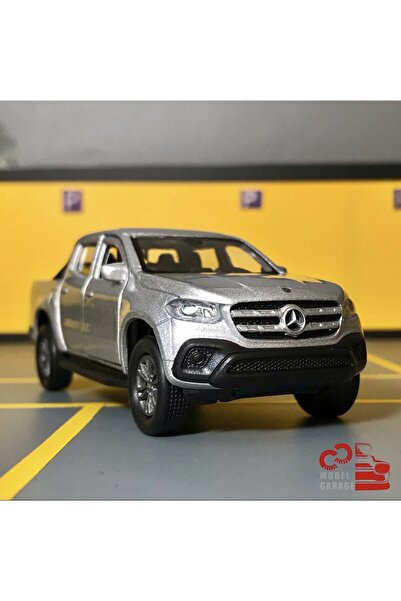 WELLY Mercedes-benz X Class 1/36 Ölçek *c&c Model Garage* Çek Bırak Metal Mod...