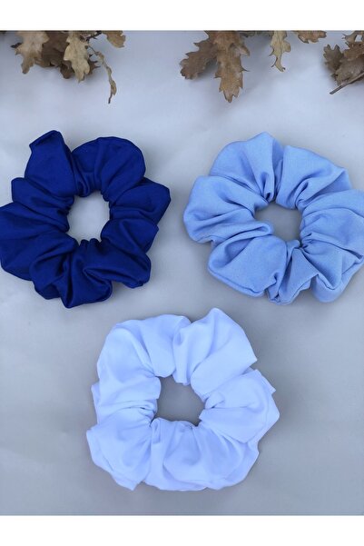 KİKİYS Set cu catarame din bumbac, 3 piese, albastru, alb