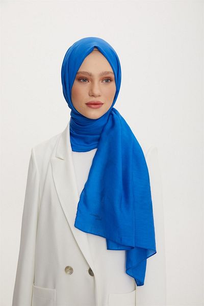 Armine Trend Işıl Shawl 5 - Bumbac - Atsısl-554 - Albastru