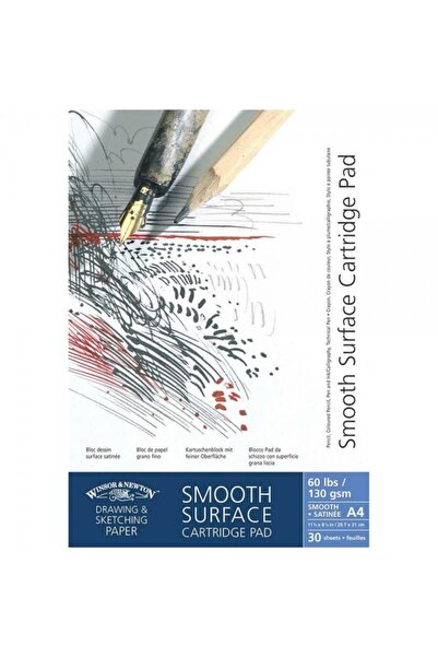 Winsor Newton Winsor & Newton : Medium Cartridge Memo Pad (Non-Woven Surface) : 130 Gr (30 Sheets) : A4