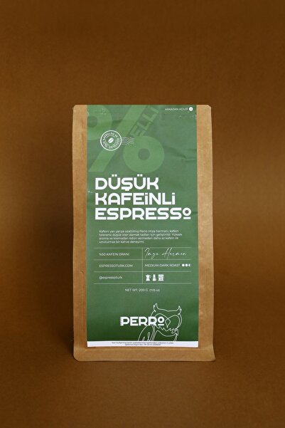Perro Coffee اسبريسو مطحون منخفض الكافيين 200 جرام