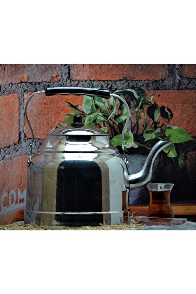 Genel Markalar Alüminyum Üstten Kulplu Alüminyum Demlik No:22 (4 Lt) Gri