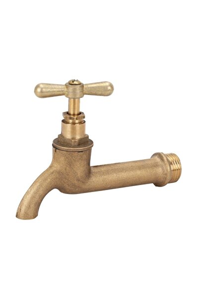 Genel Markalar 24051 Sarı Musluk Kısa 1/2 Ağır Terkos