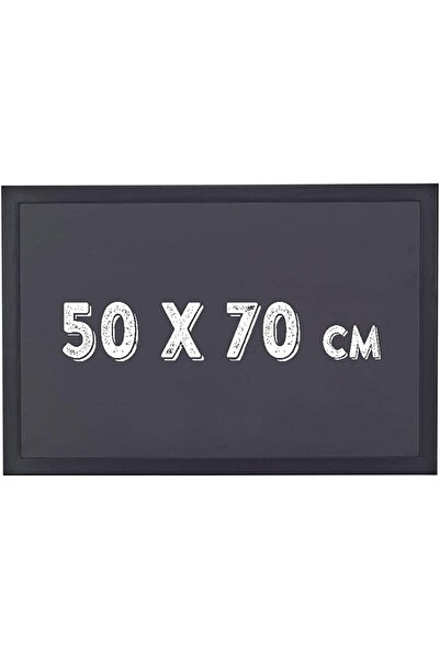 Genel Markalar Chalky 50x70 Cm Kara Tahta Siyah Çerçeveli - Tebeşir Yazı Taht...