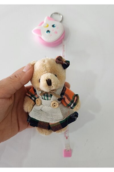 fundahobi دمية دب قطيفة للرجال مقاس 12 سم - برتقالي