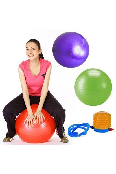 FırsatVar Pilates Ball Exercise Sports Tool - Inflator Pump Professional