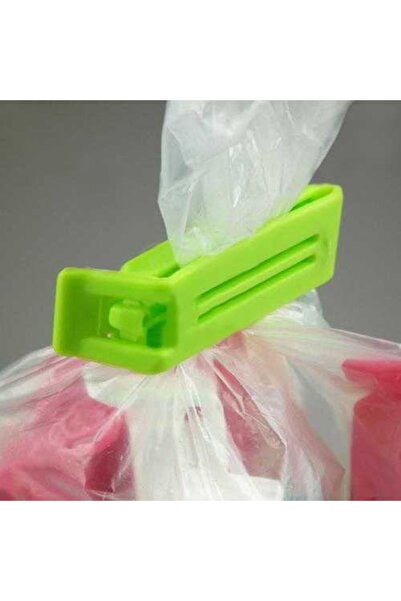 FırsatYeri Gıda Poşeti Ağzı Kapatma Aparatı Poşet Kapatıcı Klips 5 adet Plastik