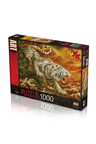 Ks Puzzle 20506 Puzzle 1000/White Tiger Puzzle 1000 Pieces