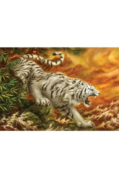 Ks Puzzle 20506 Puzzle 1000/White Tiger Puzzle 1000 Pieces