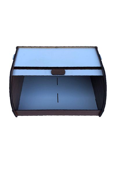 dehaberk Bread Box, Wooden Bread Box, Wooden Bread Storage Cabinet with Cover, Bread Box