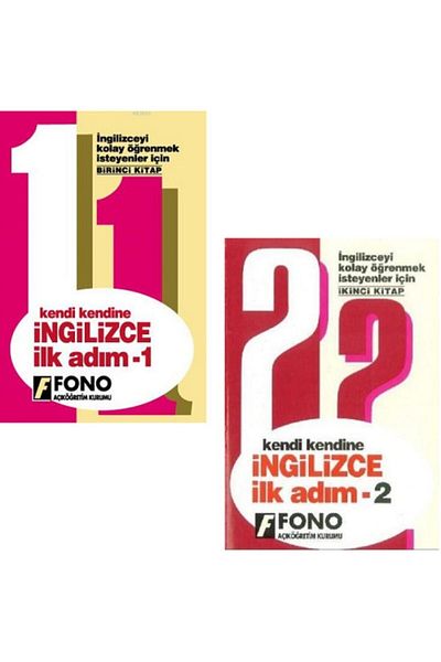 Fono Yayınları First Step English 1-2/2 Book Set - Sound Book