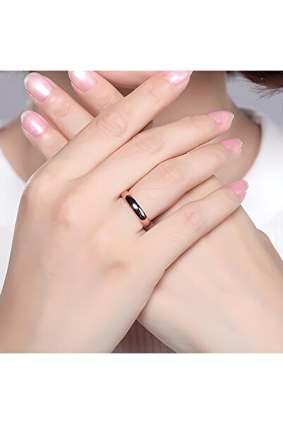 Üresinler Kuyumculuk 4mm Klasik Bombeli Düz Alyans 10 Ayar Altın Iç Dış Bombeli