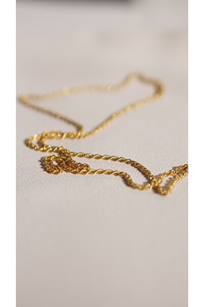 Çelikoğlu Kuyumculuk 8 Ayar Altın Burgu Halat Zincir 3,15 Gr