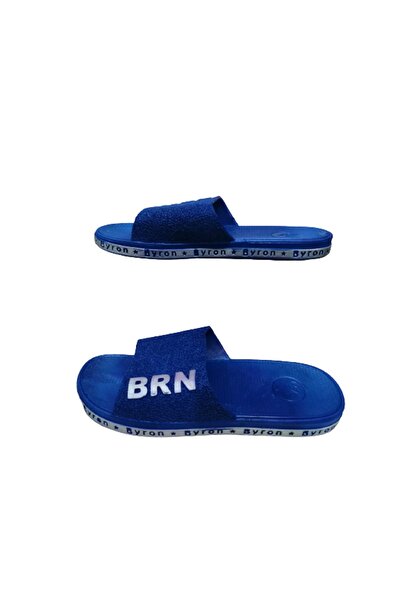 Byron Brn B050-10 Унісекс Синій Білий Нековзний Підошва Морський Пляж Басейн Повсякденні Капці