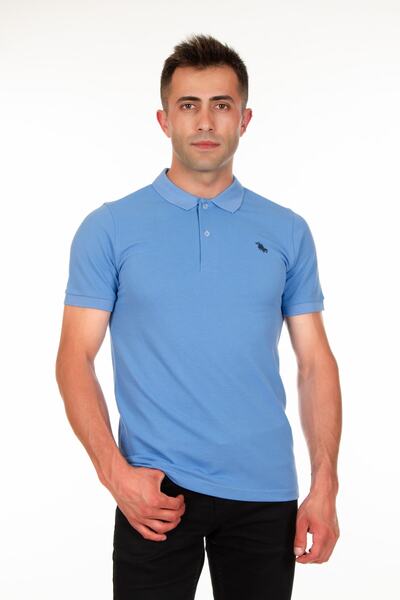 BENESSE Slim Fit Polo T-shirt με λαιμόκοψη