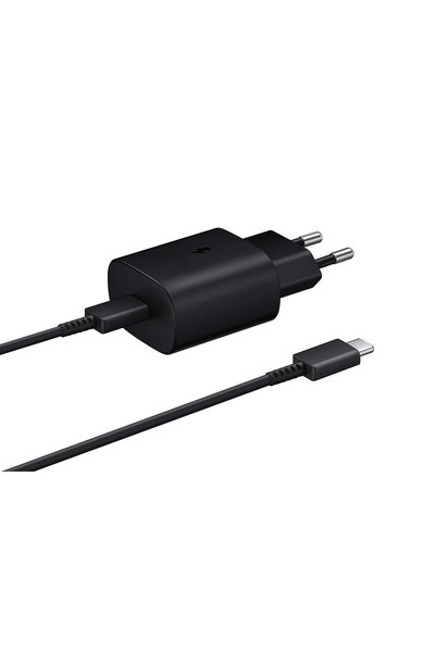 Samsung Type-c 25w Siyah Hızlı Şarj Aleti