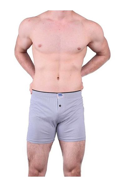 Berrak Ανδρικό χτενισμένο βαμβακερό κουμπιά Boxer 3 τεμαχίων