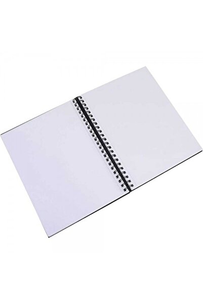 Winsor Newton وينسور آند نيوتن: كتاب رسم حلزوني أسود بغطاء صلب: 110 جرام (80 ورقة): A3