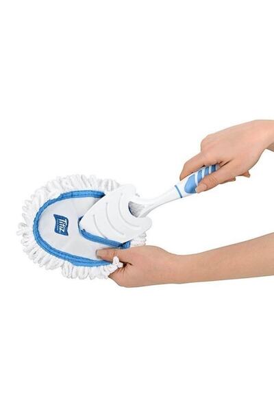 Buffer Duster din microfibră - Dispozitiv de curățare pentru îndepărtarea petelor de praf și a murdăriei, material pentru aparate de curățare cu mâner