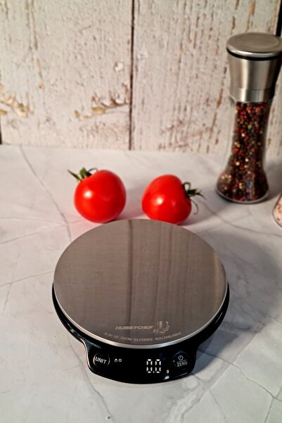 HUBBYCHEF Elektronik Hassas Mutfak Tartısı 5kg/0.1g Hassas Mutfak Terazisi