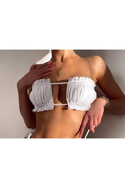 nuriçgiyim Kare Bikini Üstü