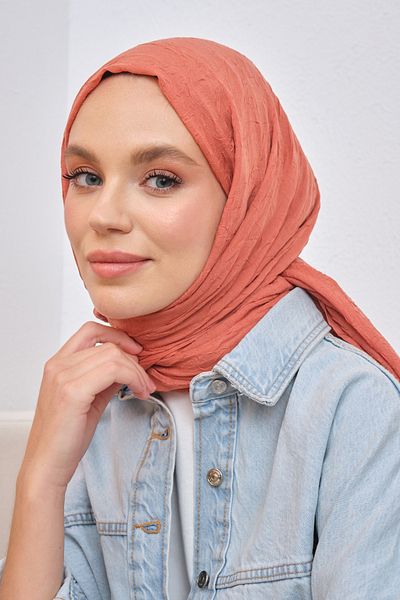 Şalland Bamboo Kraş Cotton Shawl