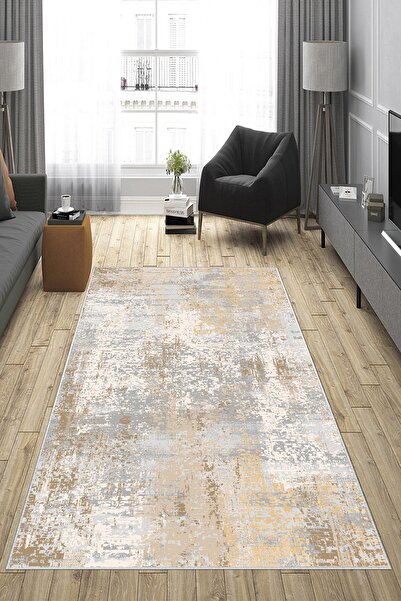 Halise Home Kaymaz Taban Dijital Baskı Yıkanabilir Yolluk Mutfak Halısı