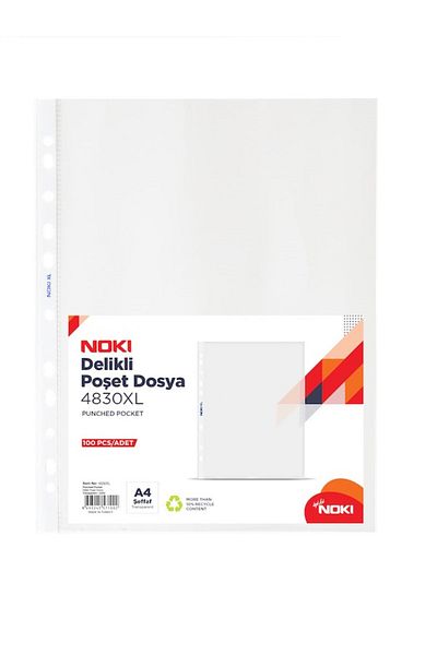 Noki Xl Bag File Thick 100 Pack (4830xl)