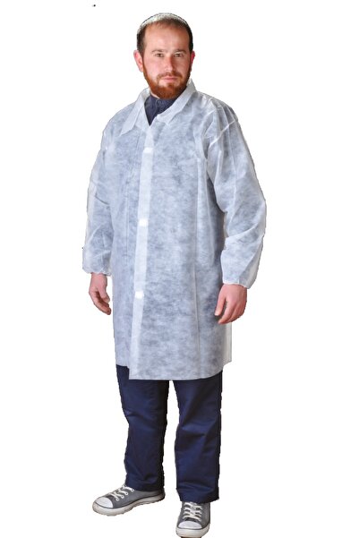 AĞCA İŞ ELBİSELERİ مريلة الزائر، مريلة للاستخدام مرة واحدة 10 قطع