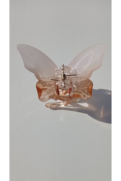 İLKYAZ ملحق مشبك مزلاج فراشة من الأكريليك