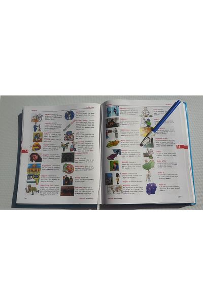 MK Publications English English Giant Hardcover Dictionary - 600 Pages10,000 Words - 10,000 Photos Interactive Dvd