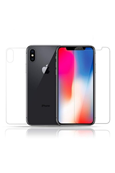 KVY For Apple Iphone X Ön Arka Nano Kırılmaz Cam Ekran Koruyucu