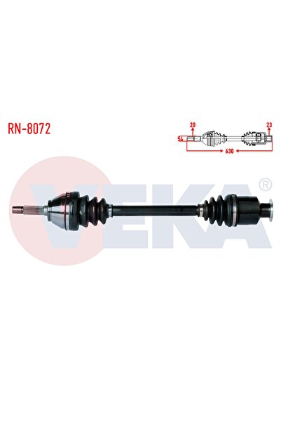 Genel Markalar Komple Aks Sol Sağ Ön Dacia Logan Pick Up 1.5 Dciuzunluk 630mm...