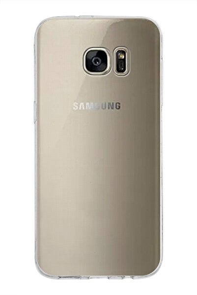 KILIFMANİA Samsung Galaxy S7 Edge Uyumlu Kapak Şeffaf Silikon Kılıf