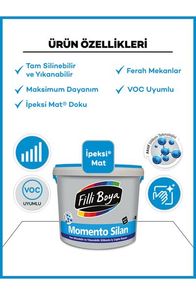 Filli Boya Momento Silan Ipeksi Mat 100 ml Kozmik 25 Ilham Paketi
