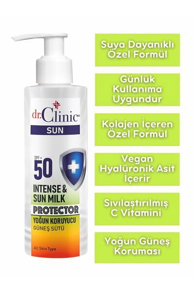 Dr. Clinic Intensive Protective Spf 50+ Sun Milk 150ml