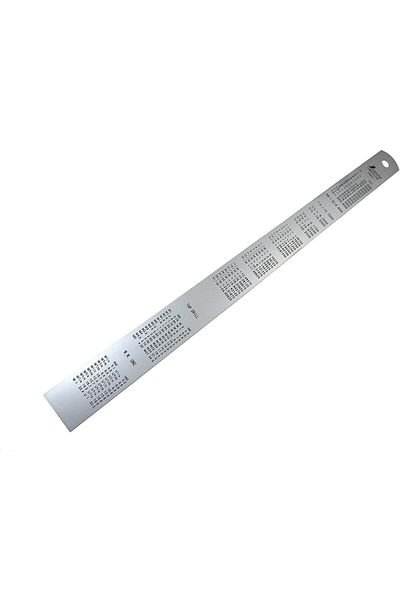 SHİNWA Stainless Steel Machine Ruler Wide 100 cm