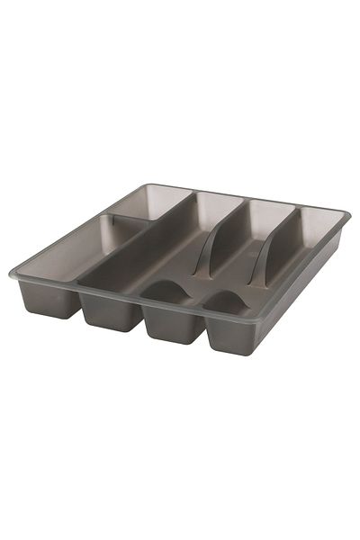IKEA حامل أدوات مائدة سماكر، رمادي 31x26 سم