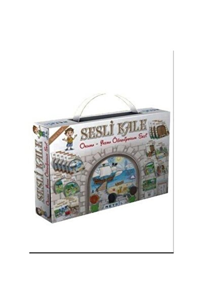 Netbil Yayınları 2021 1. Sınıf Sesli Kale Okuma - Yazma Seti Netbil Yayıncılık