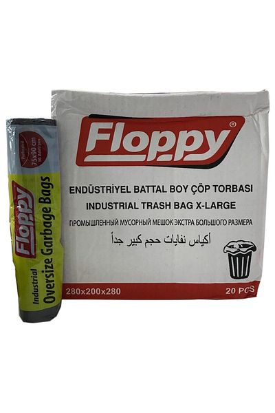 Floppy Industrial Battal Garbage Bag Bag 75x90 Cm 1403 10pcs