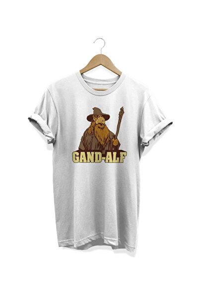 WİDİ Alf Štampano Beli T-shirt