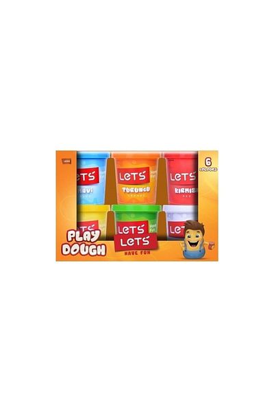 Lets 6 Colors Play Dough 690 Gr / L8450